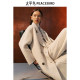 Peacebird Master Zhenrong Series Elegant Alpaca cocoon-shaped double-sided woolen coat for women's winter long woolen coat