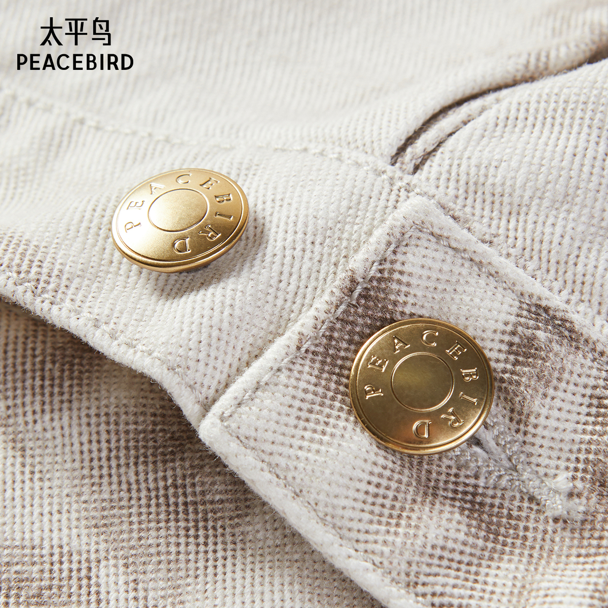 太平鸟女装年秋季款印花牛仔外套A1BBE3202 - 图3