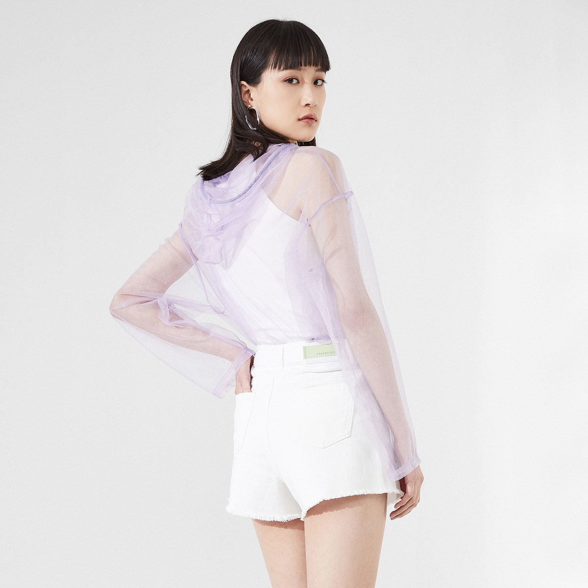 太平鸟高腰牛仔裙裤2020夏季短裤 太平鸟广仁半身裙