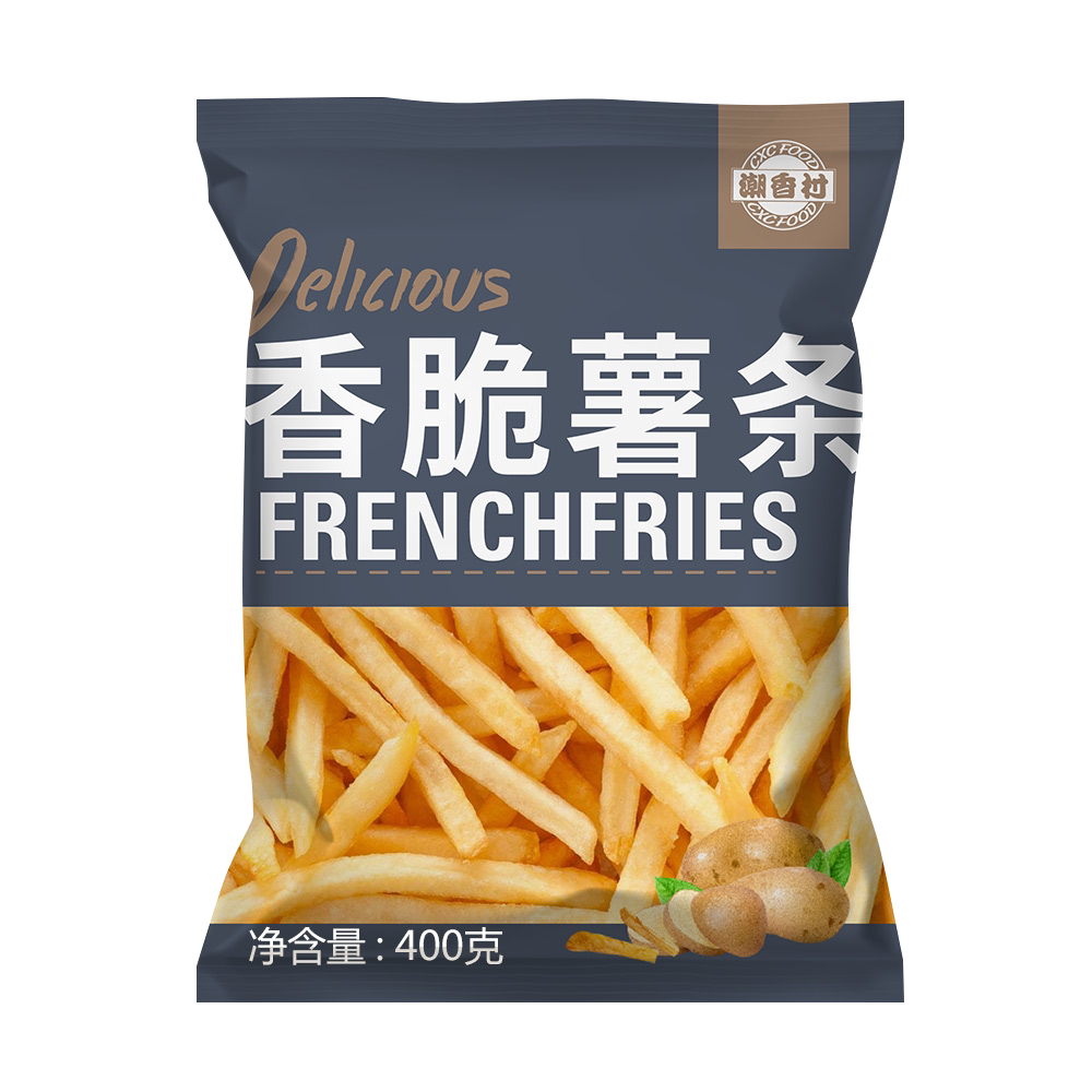 潮香村薯条油炸冷冻半成品400g/袋*5