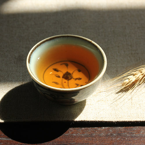 2000年广西梧州六堡茶黑石山野生霜降原种农家茶老树茶叶槟榔香 - 图2