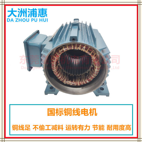 YE3东莞电机三相异步电动机马达B3卧式B5法兰B35立卧国标铜线6级 - 图1