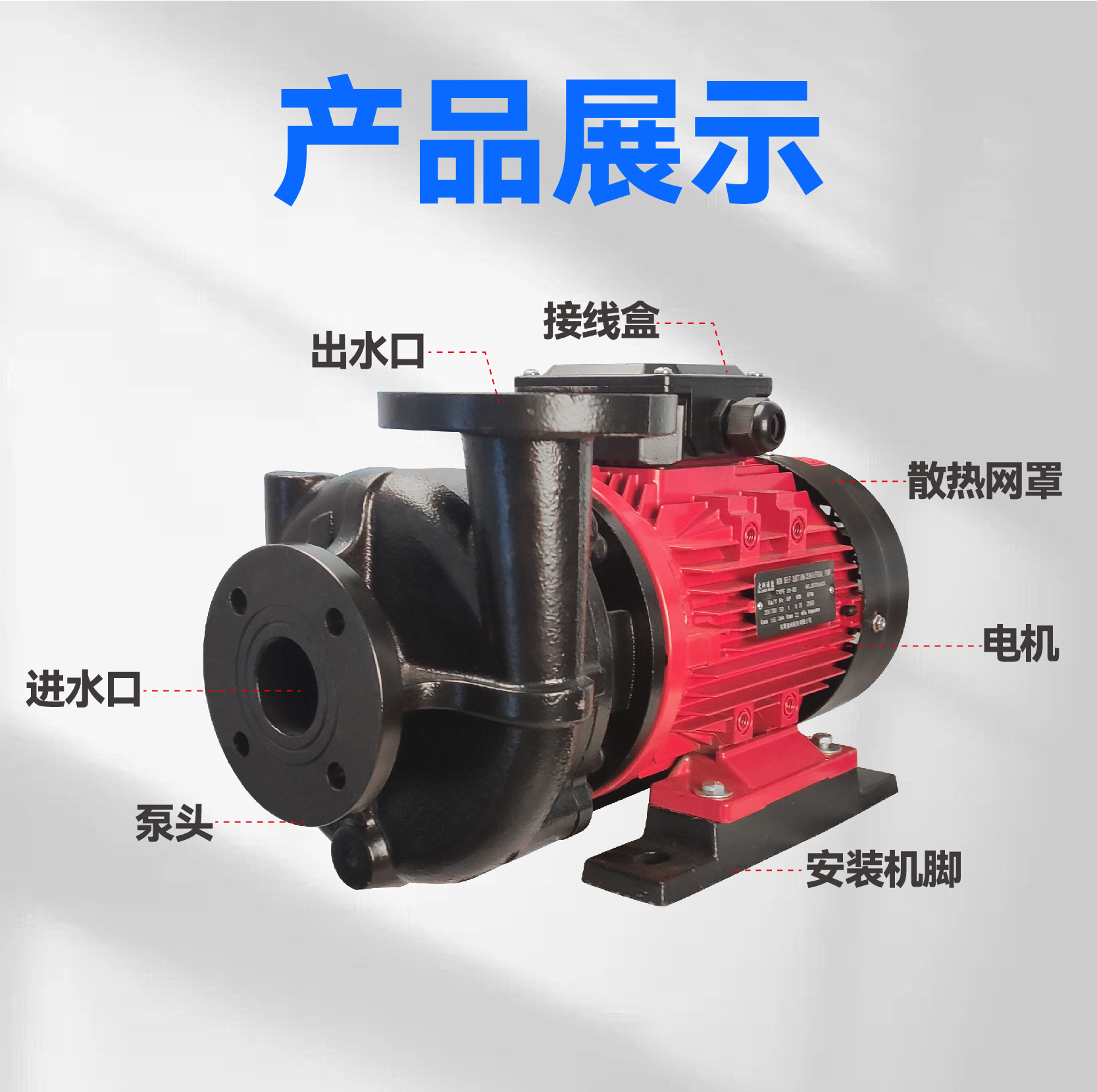 TS-63/71台湾高温油泵模温机热油循环泵耐高温280°C油泵导热油泵-图1
