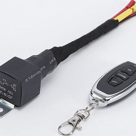 汽车越野车射灯长条灯改装爆闪大电流12V24V80远程遥控开关控制器,淘宝优惠券,粉丝福利购,淘宝优惠卷