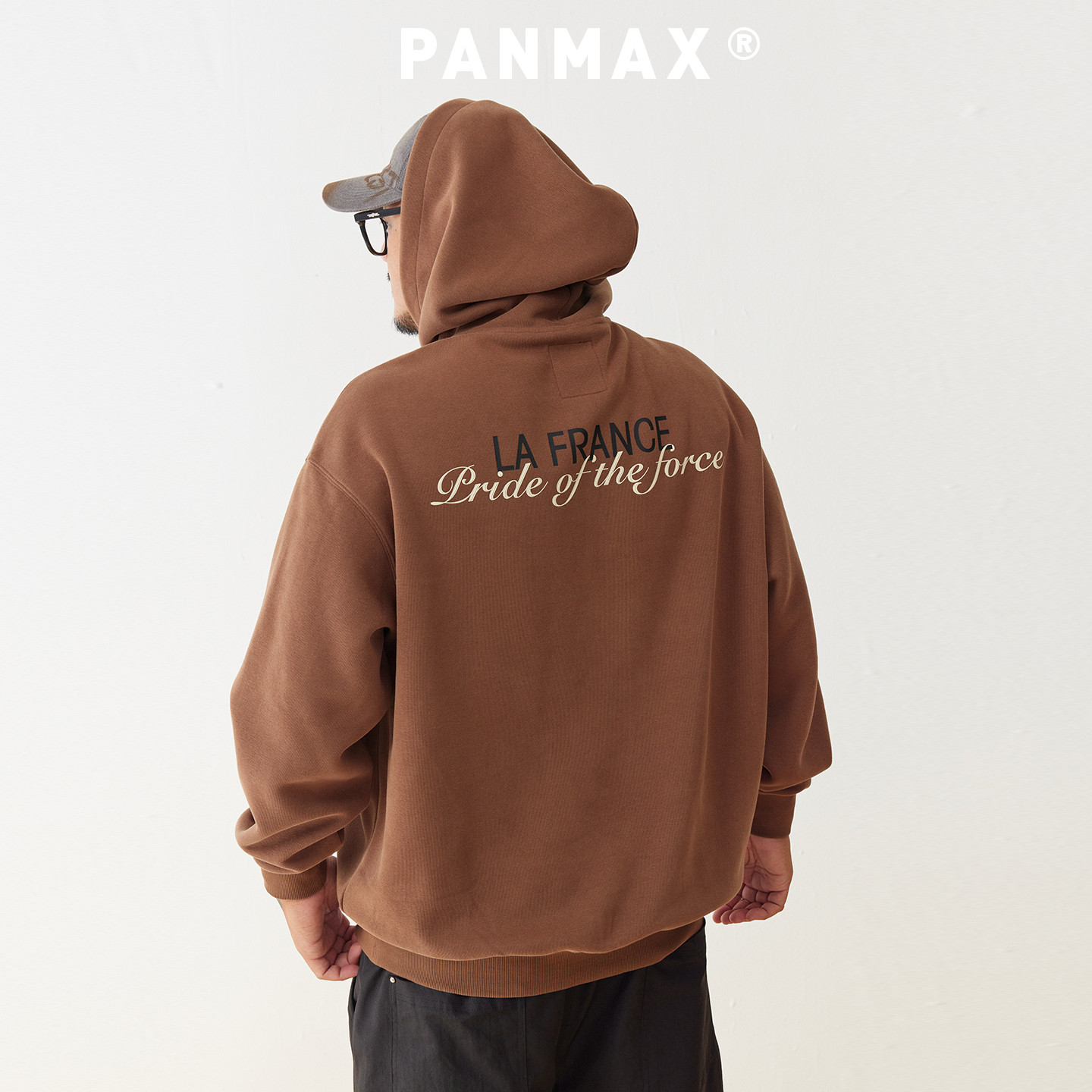 PANMAX潮牌大码男装连帽卫衣重磅复古做旧美式基础帽衫情侣装上衣,淘宝优惠券,粉丝福利购,淘宝优惠卷