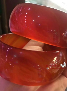 天然加宽手镯正品玉髓玛瑙时尚