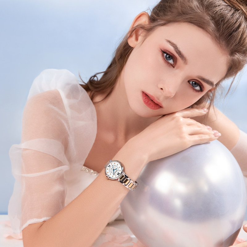 送礼物宝时捷2022年新款女士女表 宝时捷手表国产腕表