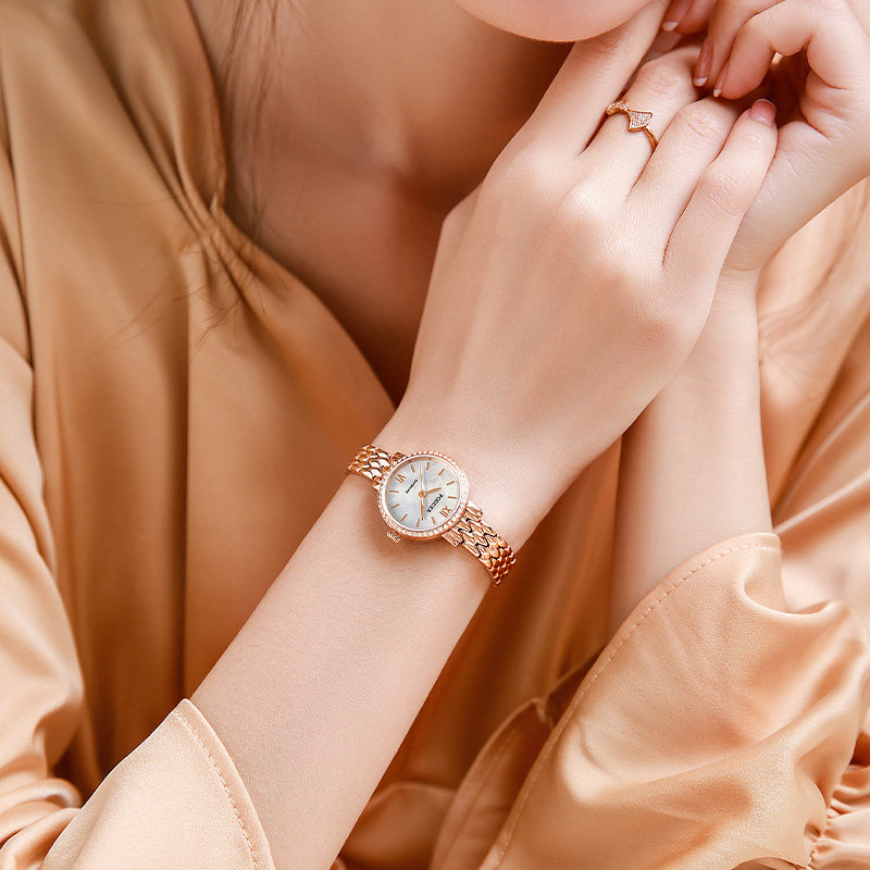 送女友礼物宝时捷新款简约气质女表 宝时捷手表国产腕表