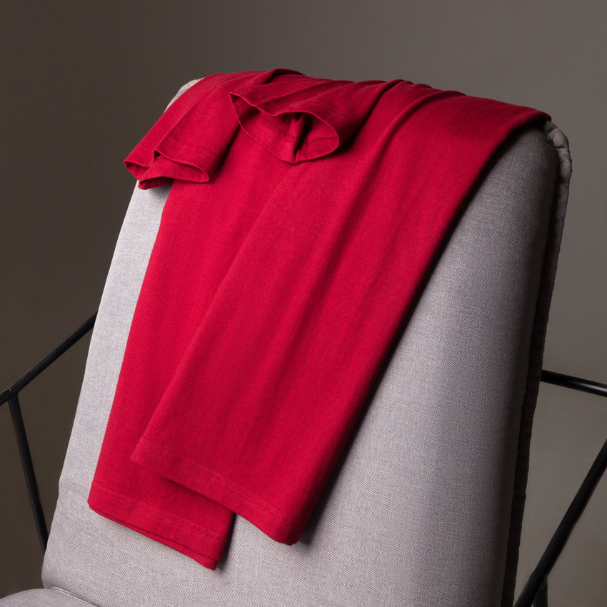 【小白家】酒红色日系重磅厚实t恤 小白家滴杂货店T恤