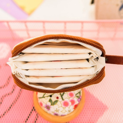 Оригинальная японская ткань, гигиеническая прокладка, сумка-органайзер, портативная вместительная и большая сумка, салфетки, из хлопка и льна