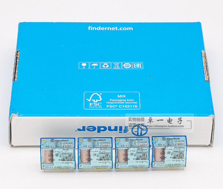 Relè 24V 16A 8 Pin 40.61.7.024.0001, Compatibile Con 40.61S 24VDC, Nuovo