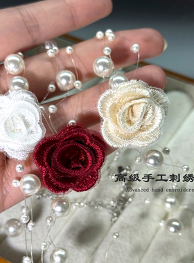 s925纯银珍珠花朵颈链女轻奢小众