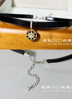 通体925纯银项圈小众设计高级