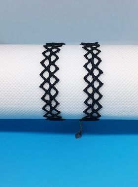 choker纯银菱形项圈短款脖子饰品