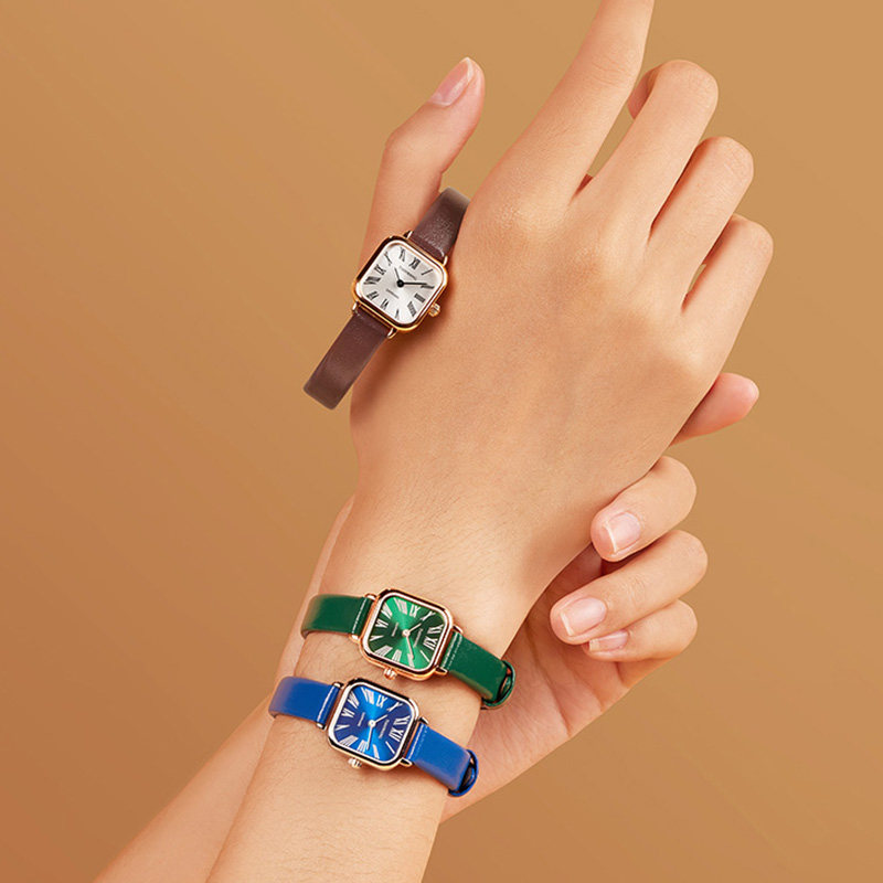 天王小方糖女款20mm小表盘小方表 天王国产腕表