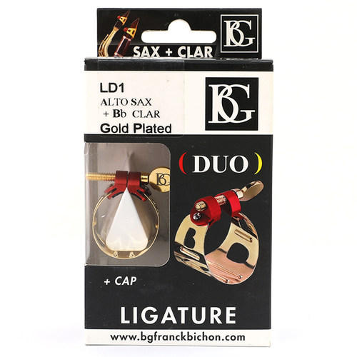 BG中音萨克斯金属卡镀金镀银玫瑰金单簧管黑管胶木笛头卡子次中音 - 图3