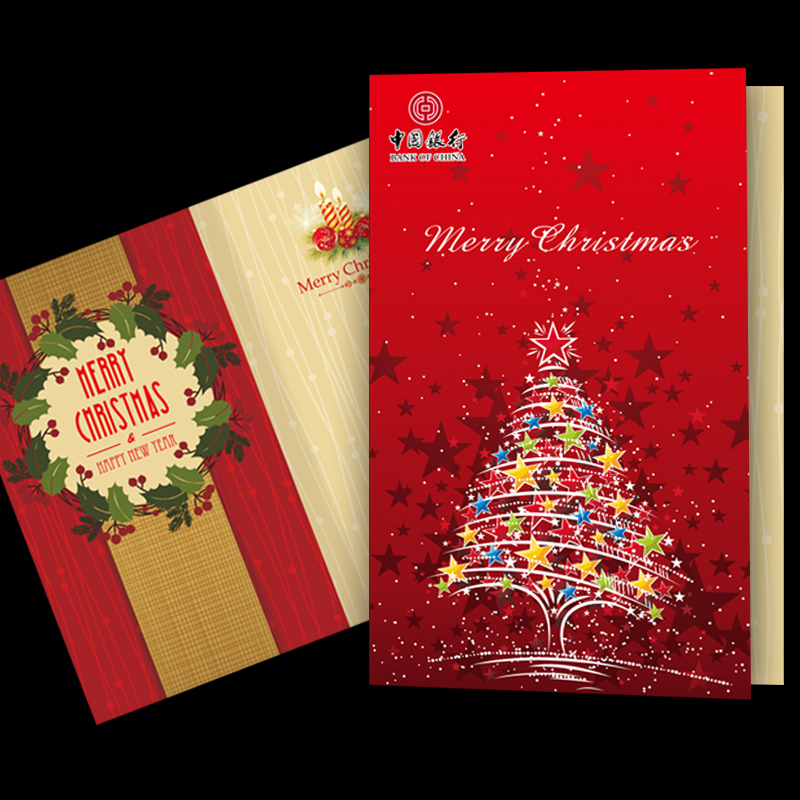 Christmas greeting cards custom handwritten cards free design