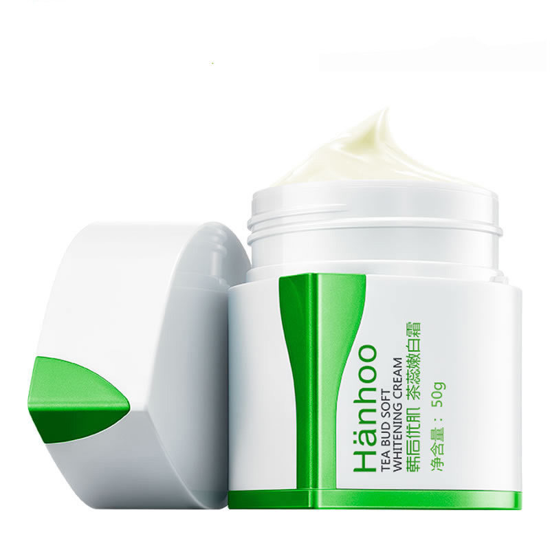 韩后茶蕊嫩白美白滋润官网正品面霜 沁水百合化妆品乳液/面霜