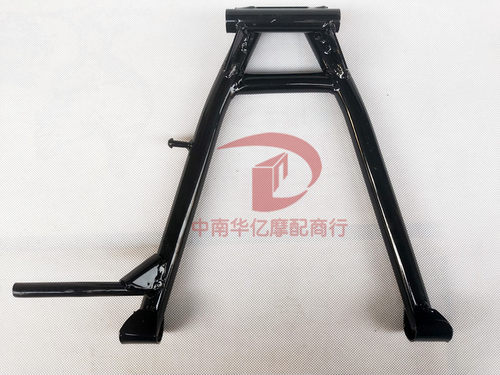 适用摩托车配件GN125   GS125  钻豹大脚架站架主支撑架 - 图0