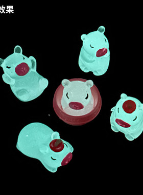 卡皮巴拉公仔树脂配件过家家礼物行李箱模型车载桌面手工装饰摆件