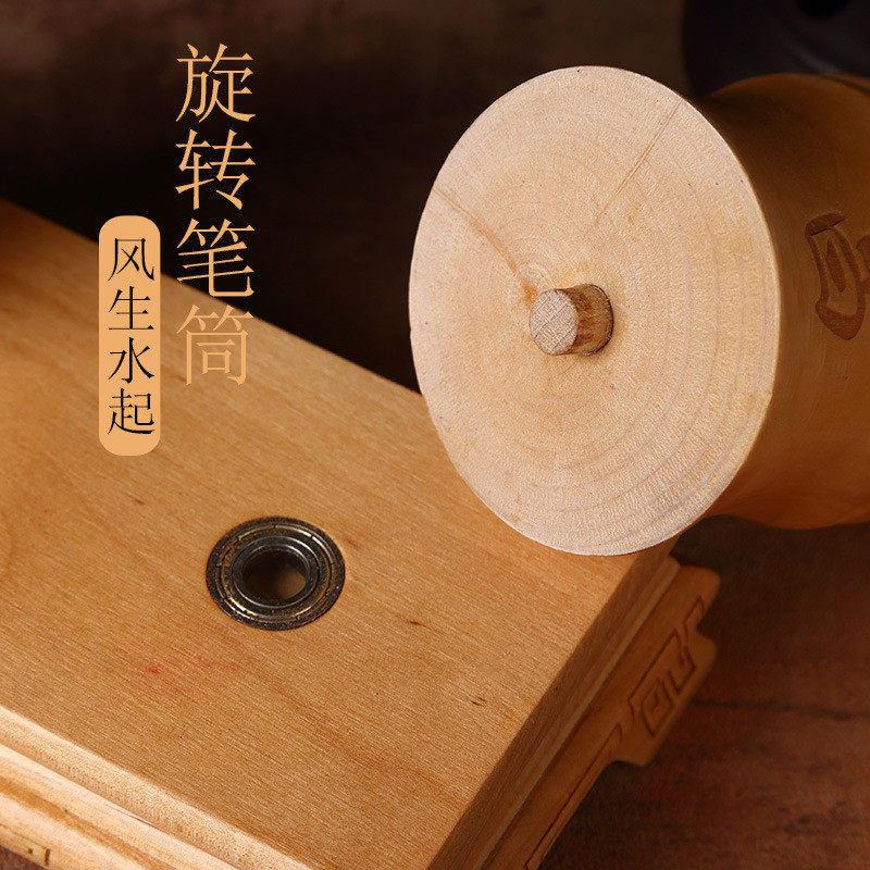 文昌塔笔筒摆件木质木的笔筒书房办公桌纪念品9层桃木文昌塔和笔,淘宝优惠券,粉丝福利购,淘宝优惠卷