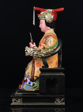 适用妈祖神像香樟木雕刻天上圣母妈祖娘娘家用供奉摆件海神天后娘