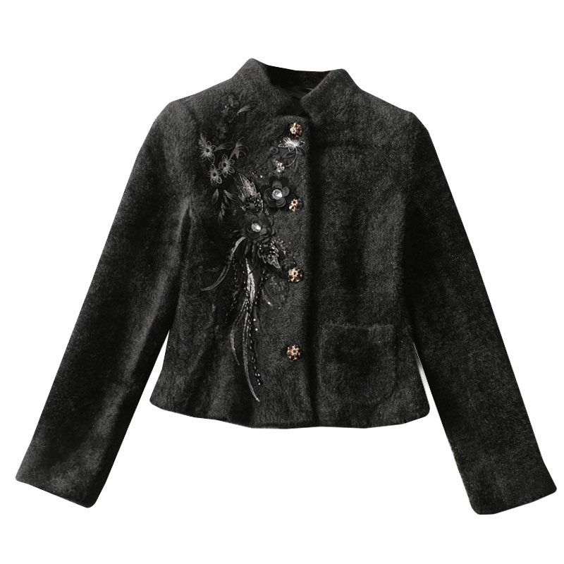 413476 冬外套 深圳女短款长袖单排扣,淘宝优惠券,粉丝福利购,淘宝优惠卷