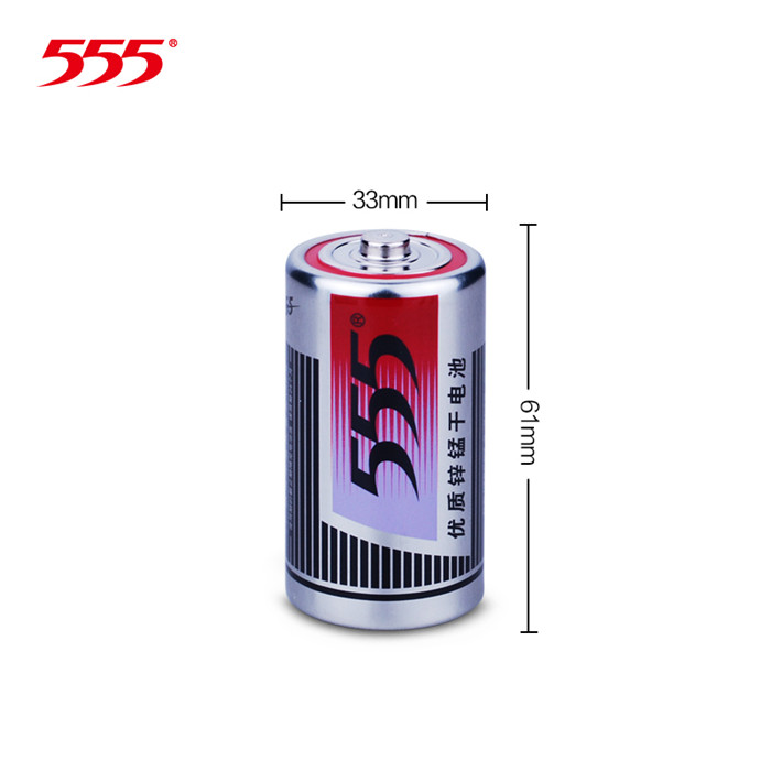 正品555大号燃气灶热水器电池一1号优质锌锰干电池SIZE D碳性1.5v-图1