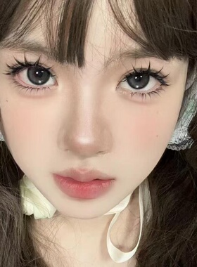 兜兜甜蕾蕾萌妹上镜湿尖假睫毛