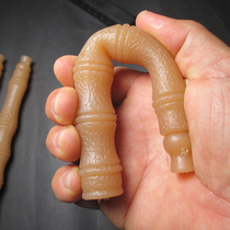 Beef Fascia Handle Air Bamboo Stem Handle Accessories Soft Glue 6 mm 16 16 5 cm handlebar Bamboo Joints