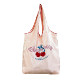 HURIDOM Little Cherry Original Shoulder Bag Women's 2024 New Embroidered Glossy Pink Canvas Bag Women's Large Capacity