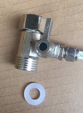 一体进水三通球阀合金过滤器