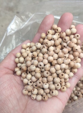 桃木手串108颗原木无漆念珠佛珠