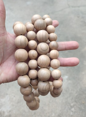 桃木手串念珠盘完手持手串