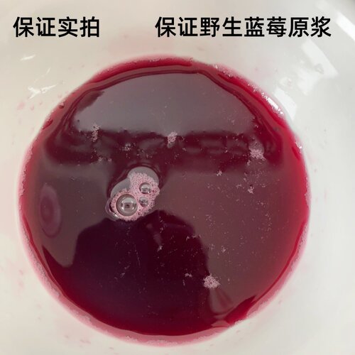 绿康哥野生蓝莓原浆汁蓝莓汁水果汁蓝梅饮料浓缩汁鲜榨花青素保真 - 图0