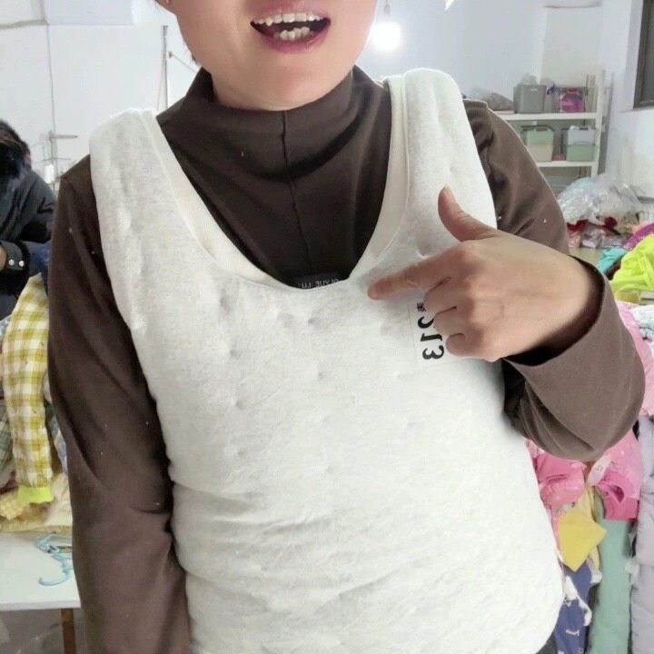 手工棉花背心男女护肚兜成人暖胃保暖背心大人睡觉防着凉肚围冬季