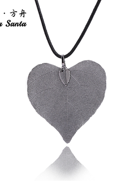 桃心形吊坠短款欧美礼物首饰品