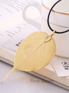 复古玫瑰金原创设计风菩提毛衣链