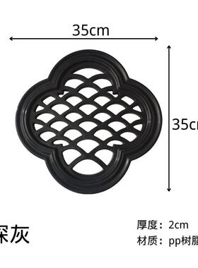 唐明古建室内墙窗花仿古镂空装饰