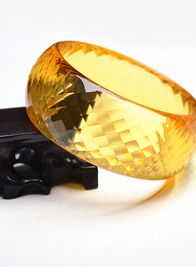 精品时尚风天然紫水晶刻面手镯