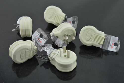 精品航舟GNT-10国标插头三极三眼三脚10A250V2500W家用转换三插头 - 图0