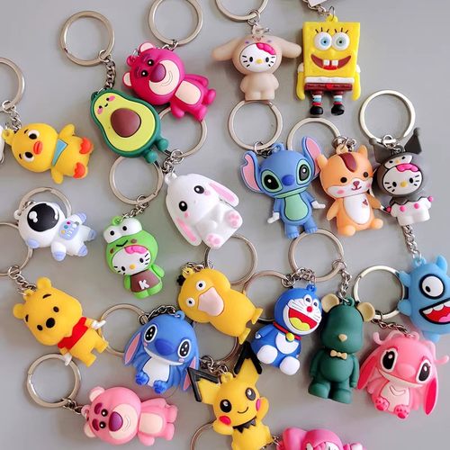 开学季礼物钥匙扣网红儿童幼儿园小学生实用礼品创意卡通公仔挂件 - 图0