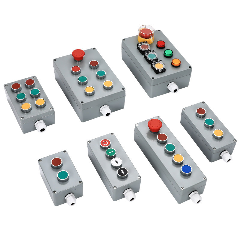 金属按钮开关控制盒铸铝XB2按钮盒防水防尘启动紧急停止急停旋钮,淘宝优惠券,粉丝福利购,淘宝优惠卷
