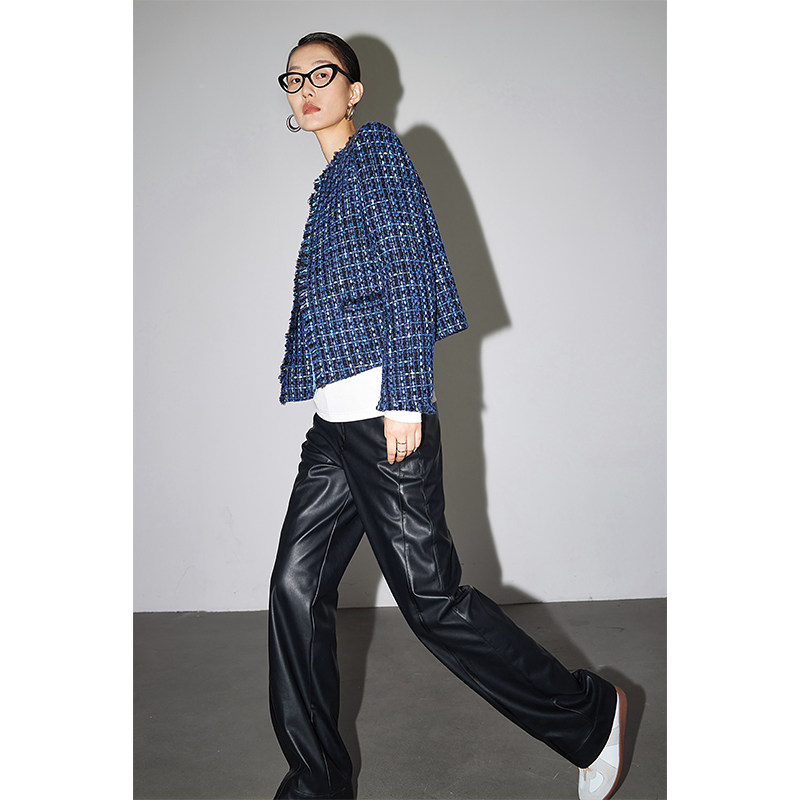 因由 高腰PU皮裤女秋冬新款时髦高级感宽松休闲裤通勤百搭直筒裤,淘宝优惠券,粉丝福利购,淘宝优惠卷