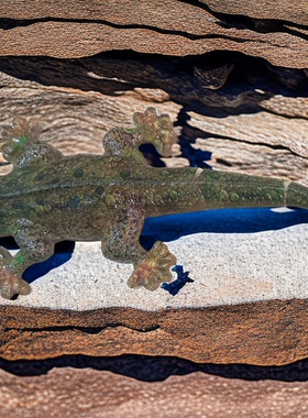 儿童遥控灯光转圈逼真变色龙玩具