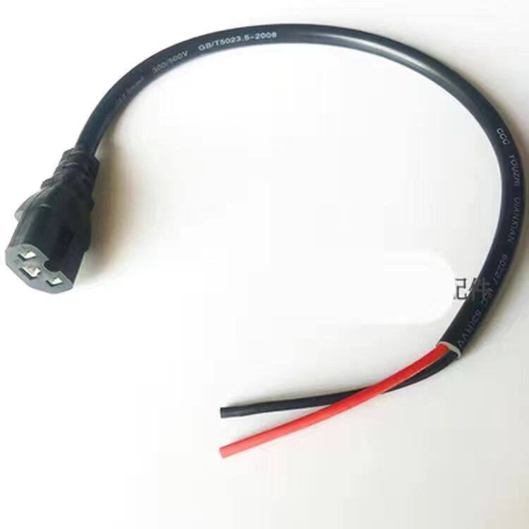 电动车充电插口转接公母充电线连接线电瓶充电转换头接口电源插口 - 图1