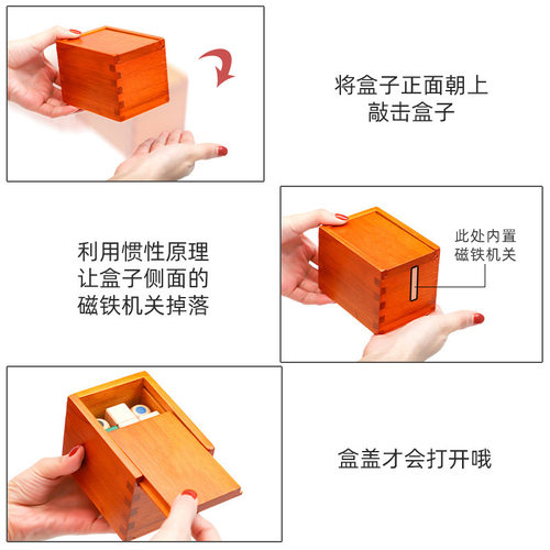 木制潘多拉魔盒鲁班锁puzzle解迷烧脑难度老年人解闷减压儿童益智 - 图1