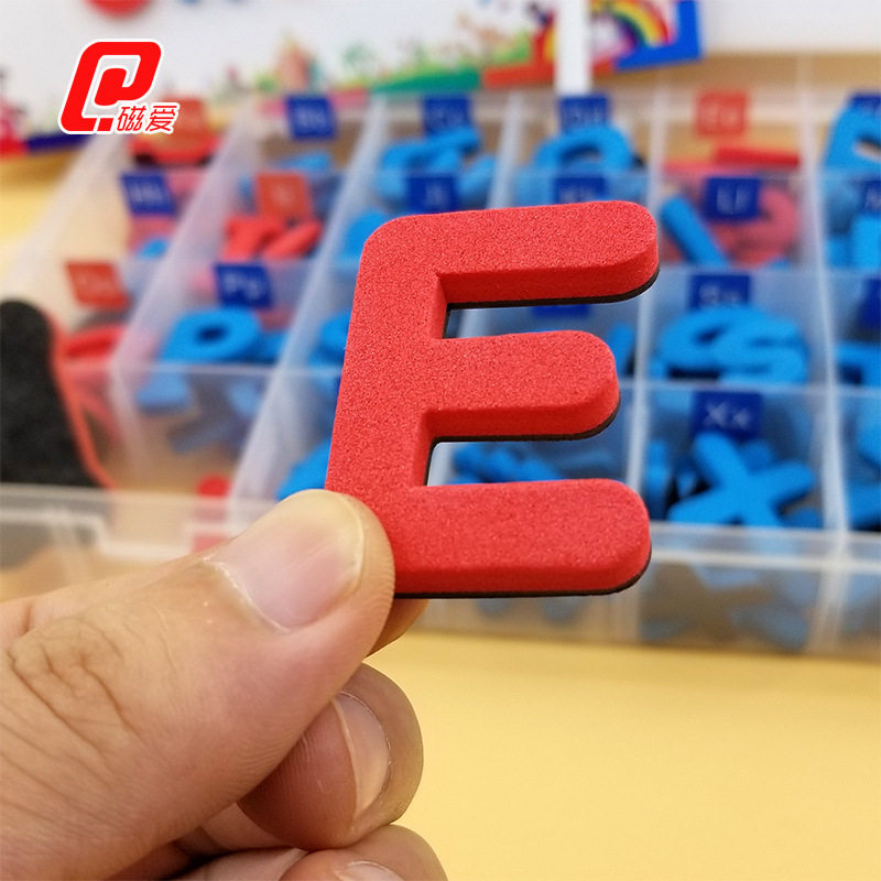冰箱贴数字贴磁性英文大小写字母磁贴 拼单词儿童英语早教具玩具