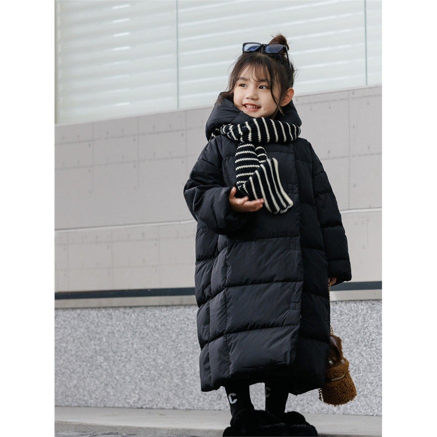 英国DHWA女童羽绒服冬季2025新款洋气中长款白鸭绒儿童棉服外套,淘宝优惠券,粉丝福利购,淘宝优惠卷