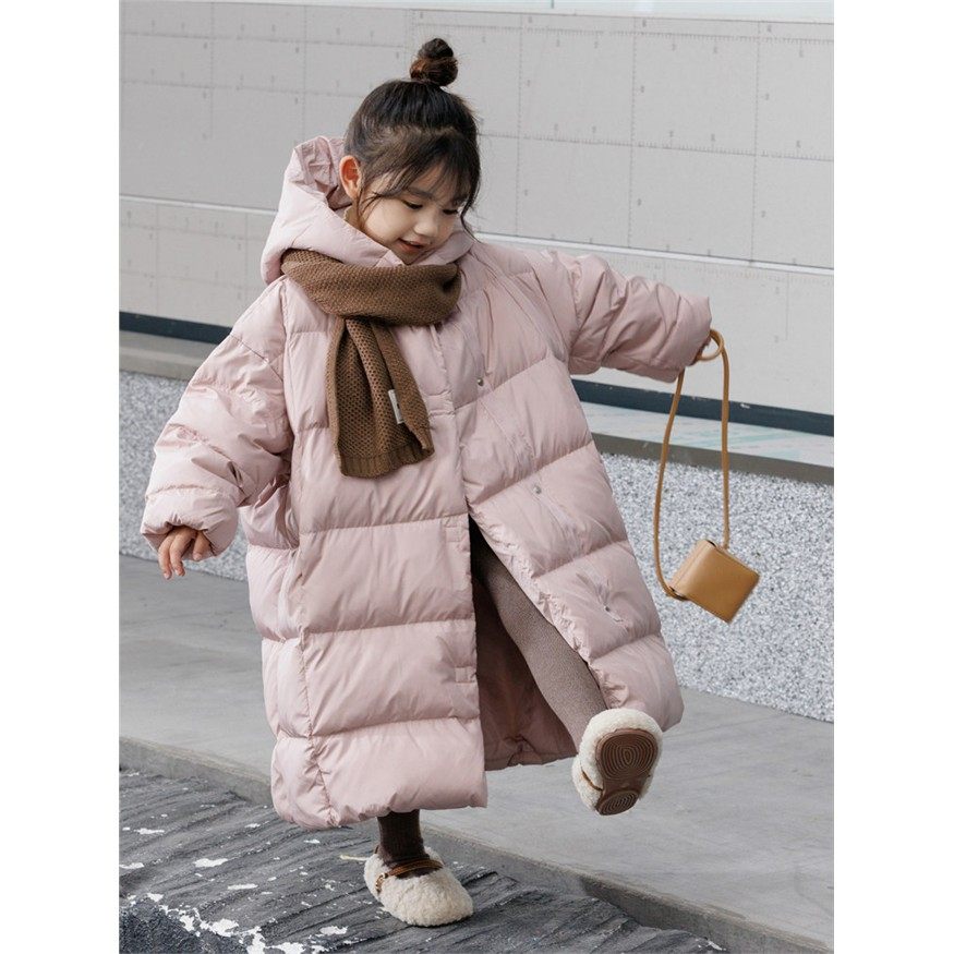 英国DHWA女童羽绒服冬季2025新款洋气中长款白鸭绒儿童棉服外套,淘宝优惠券,粉丝福利购,淘宝优惠卷